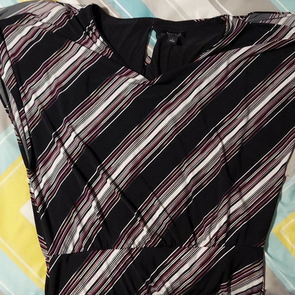 EUC WHBM flutter sleeve blouse large